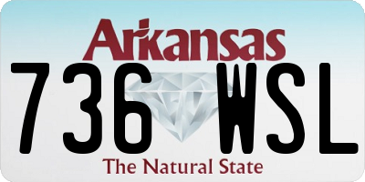 AR license plate 736WSL