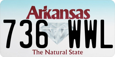 AR license plate 736WWL