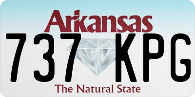 AR license plate 737KPG