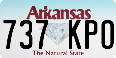 AR license plate 737KPO