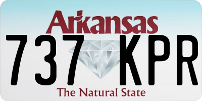 AR license plate 737KPR