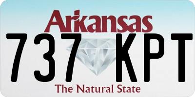 AR license plate 737KPT