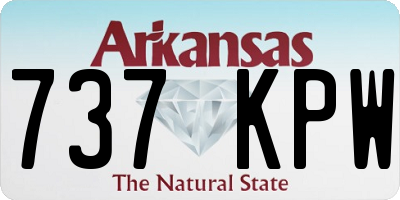 AR license plate 737KPW