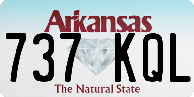AR license plate 737KQL