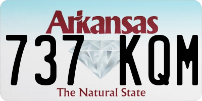 AR license plate 737KQM