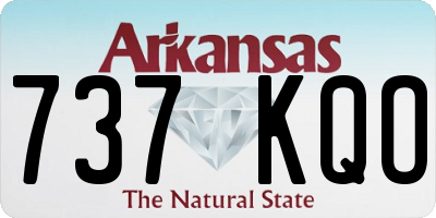 AR license plate 737KQO