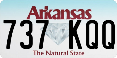 AR license plate 737KQQ