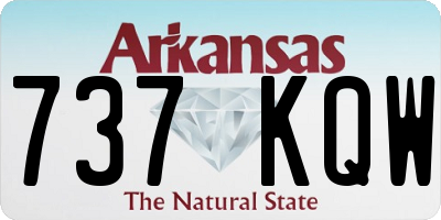 AR license plate 737KQW