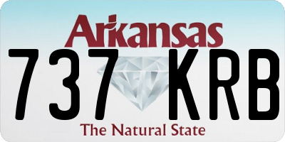 AR license plate 737KRB