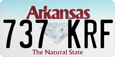 AR license plate 737KRF