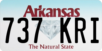 AR license plate 737KRI