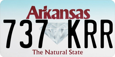 AR license plate 737KRR