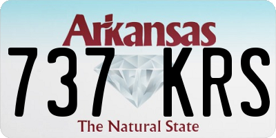 AR license plate 737KRS