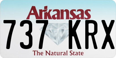 AR license plate 737KRX