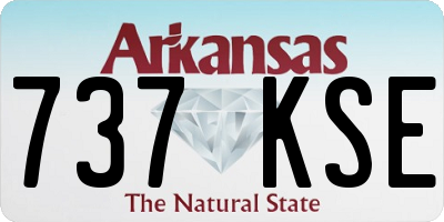 AR license plate 737KSE