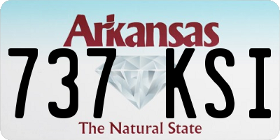 AR license plate 737KSI