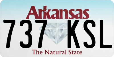 AR license plate 737KSL