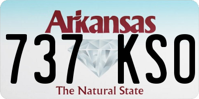 AR license plate 737KSO