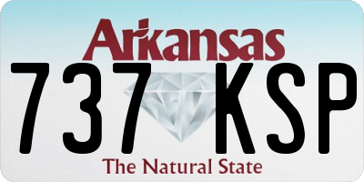 AR license plate 737KSP