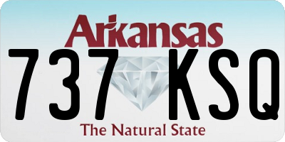 AR license plate 737KSQ