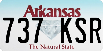 AR license plate 737KSR