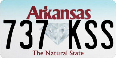 AR license plate 737KSS