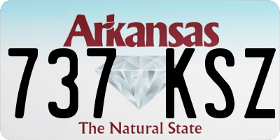 AR license plate 737KSZ