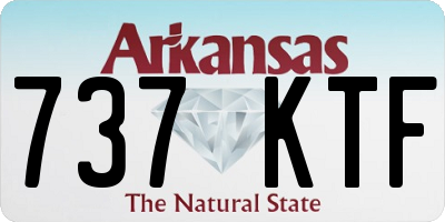AR license plate 737KTF