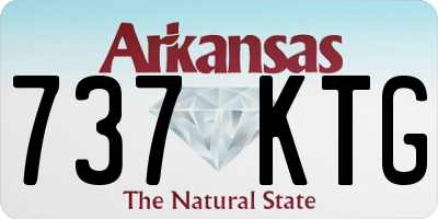 AR license plate 737KTG