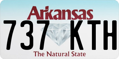 AR license plate 737KTH