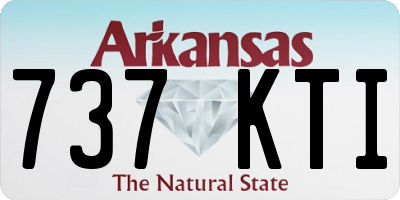 AR license plate 737KTI