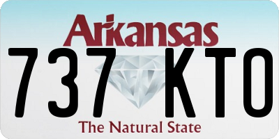 AR license plate 737KTO