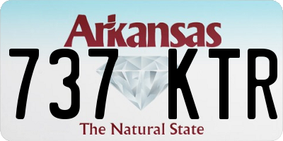 AR license plate 737KTR