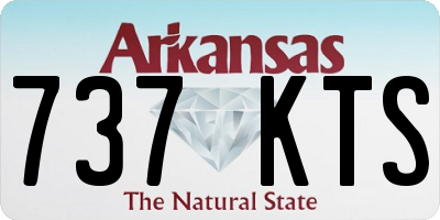 AR license plate 737KTS