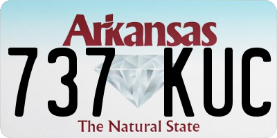 AR license plate 737KUC