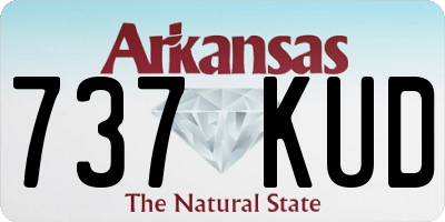 AR license plate 737KUD
