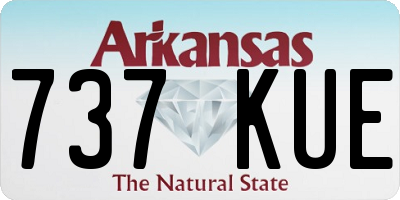 AR license plate 737KUE