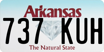 AR license plate 737KUH