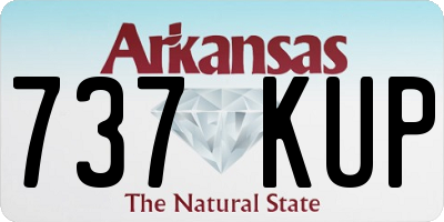 AR license plate 737KUP