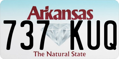 AR license plate 737KUQ