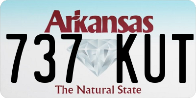 AR license plate 737KUT
