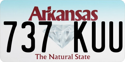 AR license plate 737KUU