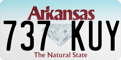 AR license plate 737KUY
