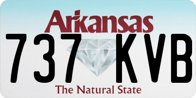 AR license plate 737KVB