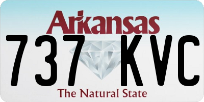 AR license plate 737KVC