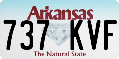 AR license plate 737KVF