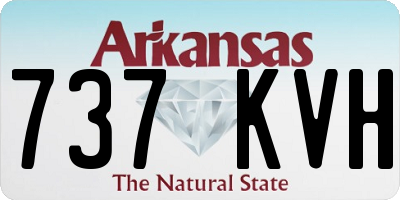 AR license plate 737KVH