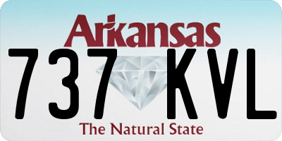 AR license plate 737KVL