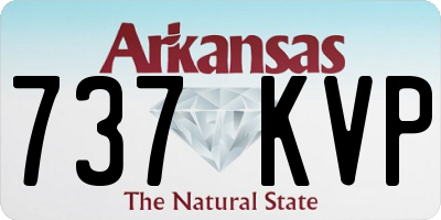 AR license plate 737KVP