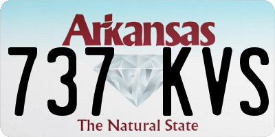 AR license plate 737KVS